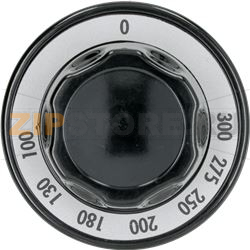 BLACK KNOB ø 70 mm 100-300°C 