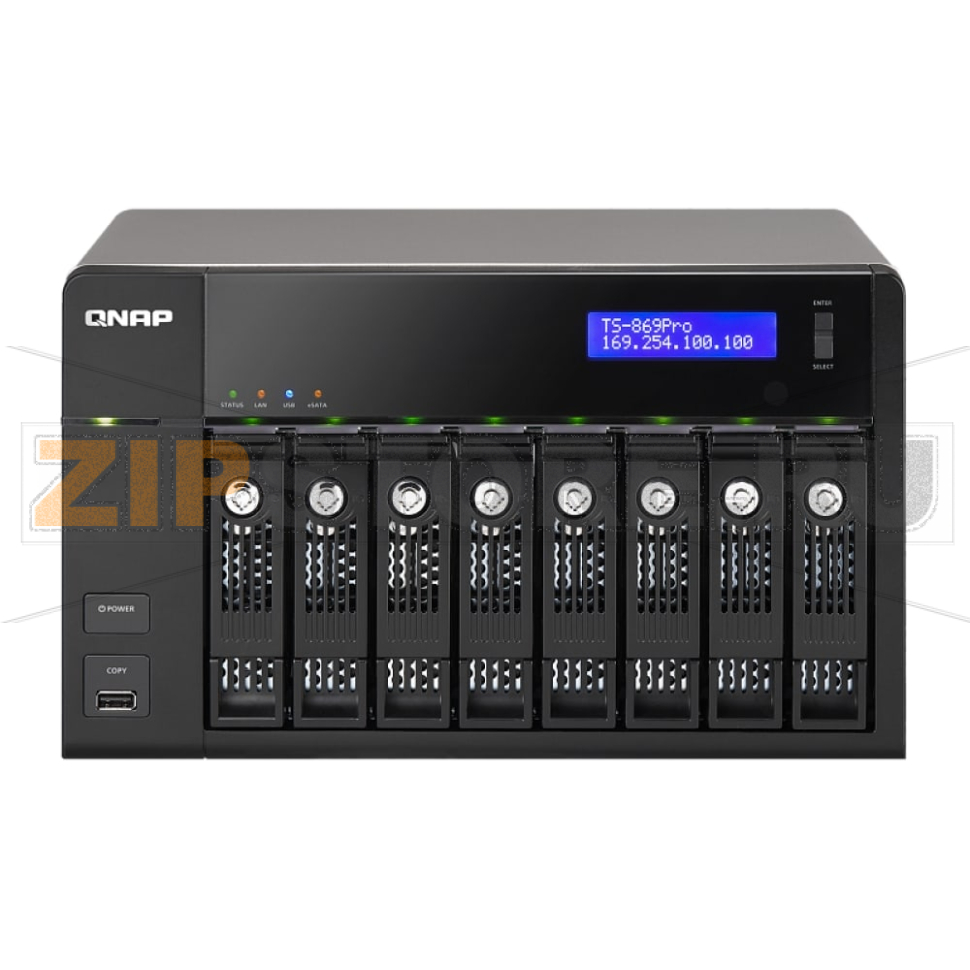 Накопитель сетевой QNAP TS-869-PRO 