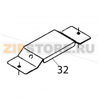 Rinsing pump support Fagor ECO-120 Rinsing pump support Fagor ECO-120Запчасть на деталировке под номером: 32Название запчасти Fagor на английском языке: Rinsing pump support ECO-120.