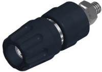 Разъем 4 мм, черный Hirschmann PKI 10 A BLACK