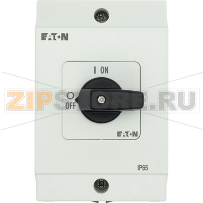 Переключатель вкл/выкл, 3-полюсн. + N, 20 A, 90° Eaton T0-2-8900/I1 