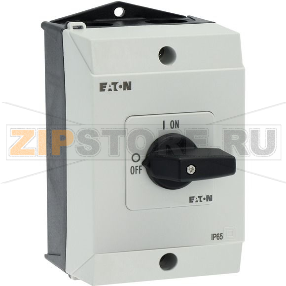 Переключатель вкл/выкл, 3-полюсн. + N, 20 A, 90° Eaton T0-2-8900/I1 