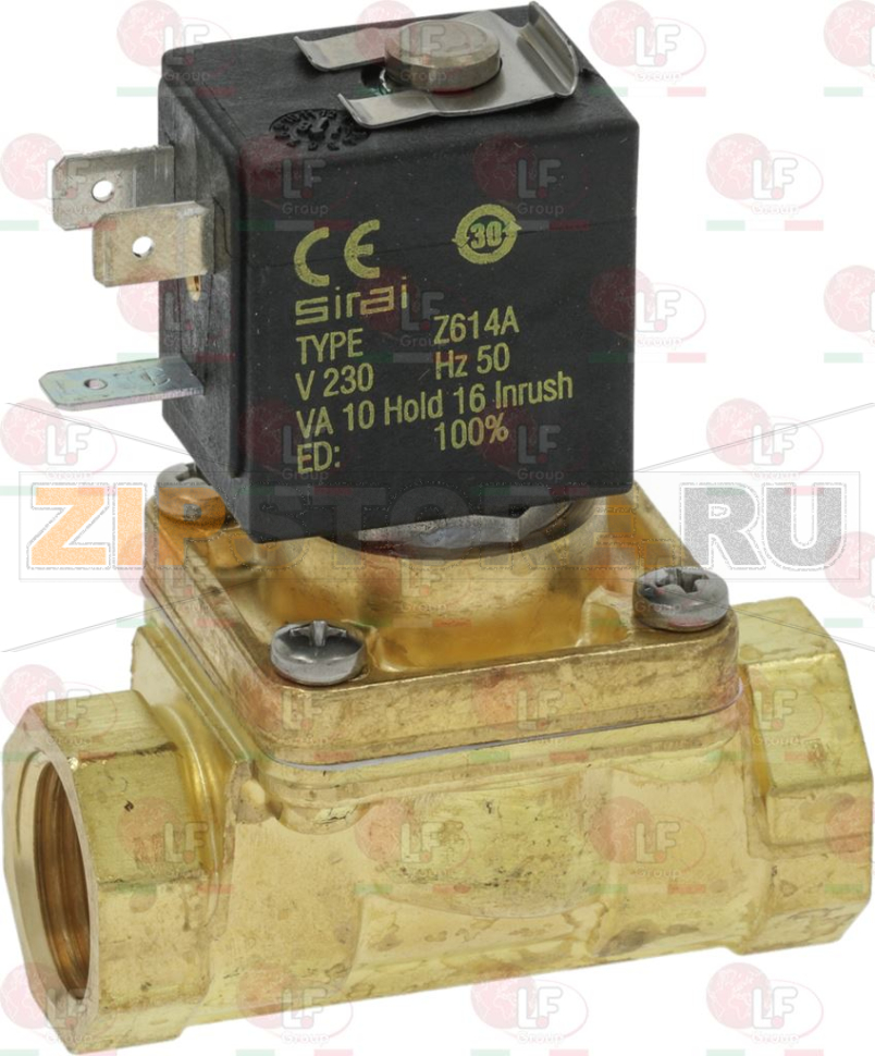 ЭЛЕКТРОМАГНИТНЫЙ КЛАПАН L145R2 Ø 1/2"FF 220В 