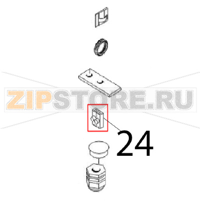 Terminal Angelo Po FM1221E1 Terminal Angelo Po FM1221E1Запчасть на деталировке под номером: 24
