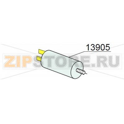 Condenser 12.5 uF DIHR GS 50 Condenser 12.5 uF DIHR GS 50Запчасть на деталировке под номером: 13905Название запчасти на английском языке: Condenser 12.5 uF DIHR GS 50