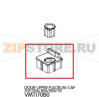 Door upper fulcrum-cap Unox XBC 1005