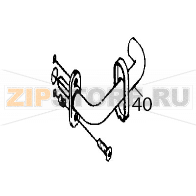Complete handle Fagor HMM-6/11 Complete handle Fagor HMM-6/11Запчасть на деталировке под номером: 40Название запчасти Fagor на английском языке: Complete handle HMM-6/11.