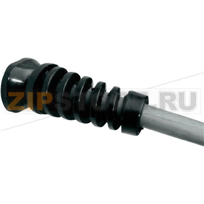 Фиксатор зажимной, Ø: 7.6 мм, полиамид, черный, 1 шт PB Fastener H-1596 