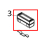 Media sensor assembly TSC TTP-323