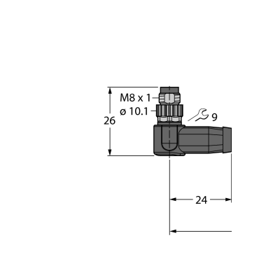 Кабель Ethernet Turck PSWS4M-PSWS4M-4414-3M 