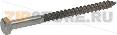 ВИНТ ПО ДЕРЕВУ С ШЕСТИГРАННОЙ ГОЛОВКОЙ  M8X100 ММ 