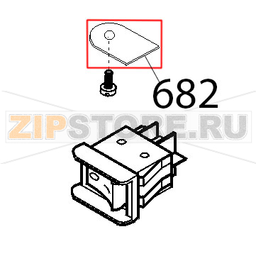 Placc. ferma cavo Sirman Topaz 250 Placc. ferma cavo Sirman Topaz 250Запчасть на деталировке под номером: 682