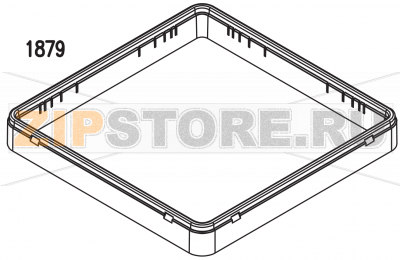 Telaio plastica aumento h 50mm Aristarco AE1000  Telaio plastica aumento h 50mm Aristarco AE1000Запчасть на деталировке под номером: 1879Название запчасти Aristarco на итальянском языке: Telaio plastica aumento h 50mm AE1000.