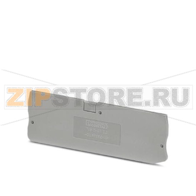 Концевая крышка Phoenix Contact D-ST 2,5-QUATTRO/4P Длина: 89,5 мм, Ширина: 2,2 мм, Высота: 36,5 мм, Цвет: cерый.Минимальный заказ: 50 шт.Упаковка: 50 шт.