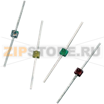 Светодиод арочный 9 мкд, желтый, 1.9 мм, 90°, 10 мА, 2 В Avago Technologies HLMP-6400 