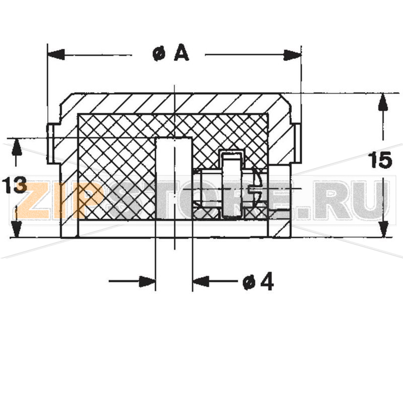 Ручка металлическая Mentor 5617.6614 