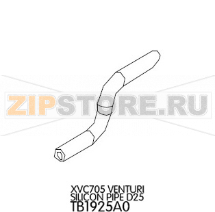 Venturi silicon pipe D25 Unox XVC 705 Venturi silicon pipe D25 Unox XVC 705Запчасть на деталировке под номером: 63Название запчасти на английском языке: Venturi silicon pipe D25 Unox XVC 705
