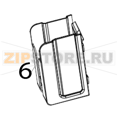 Kit output hopper assembly Zebra ZXP 8 Kit output hopper assembly Zebra ZXP 8Запчасть на деталировке под номером: 6