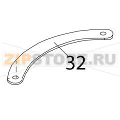 Lower fittings f.rem. safety guard Bear Varimixer AR80 VL-1S Lower fittings f.rem. safety guard Bear Varimixer AR80 VL-1SЗапчасть на деталировке под номером: 32