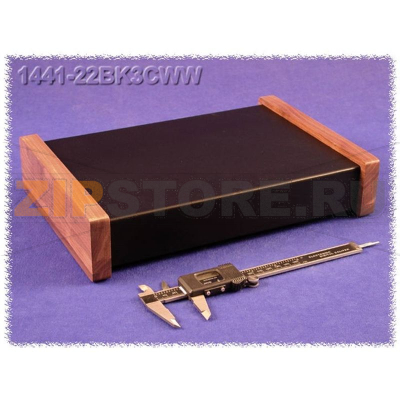 Корпус стальной 305x203x51 мм, черный, 1 шт Hammond 1441-22BK3CWW 