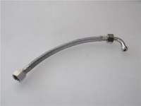 TUBO INOX 3/8HH 25CM.2 CODOS