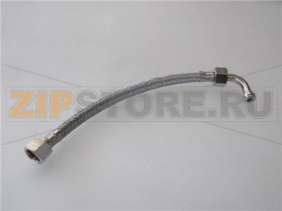 TUBO INOX 3/8HH 25CM.2 CODOS 