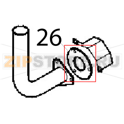 Extraction gasket Angelo Po FM1221E1 Extraction gasket Angelo Po FM1221E1Запчасть на деталировке под номером: 26