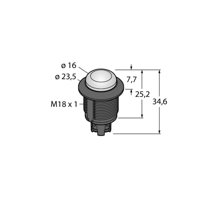 Маяк светодиодный Turck S18LYXXPT 
