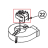 Motor, blower Menumaster RCS511-P1327809M