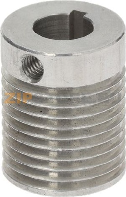 PULLEY ø 25 mm 10 GROOVES HOLE ø 12 mm 