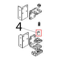 Bottom hinge bushing Angelo Po FC1011G