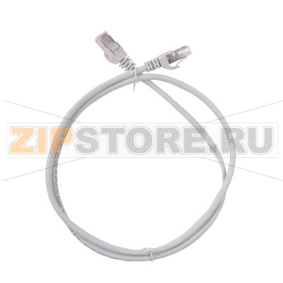 ITK Коммутационный шнур (патч-корд), кат.6 UTP, LSZH, 5м, серый 