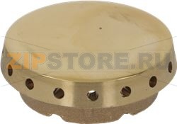 BURNER CAP PRINTED BRASS POLISHED 