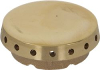 BURNER CAP PRINTED BRASS POLISHED