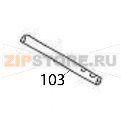 Ribbon adaptor shaft Sato HR212 TT Ribbon adaptor shaft Sato HR212 TTЗапчасть на деталировке под номером: 103Название запчасти на английском языке: Ribbon adaptor shaft Sato HR212 TT.