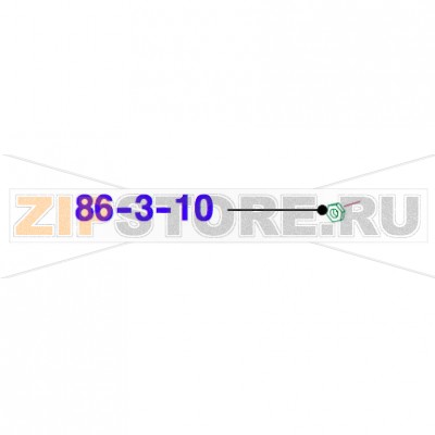 Гайка с фланцем DIN 6923-M4-8 Bizerba BC-II 800 Гайка с фланцем DIN 6923-M4-8 Bizerba BC-II 800Запчасть на сборочном чертеже под номером: 86-3-10Количество запчастей в комплекте: 2Название запчасти  Bizerba на английском языке: HEX. NUT WITH FLANGE DIN 6923-M4-8