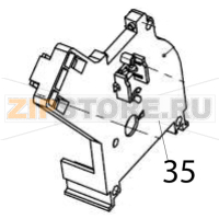 Brewing unit right rack Hurakan HKN-ME709