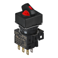 Переключатель селекторный, Ø отверстия: 16 мм Autonics S16SRS-L6RC5