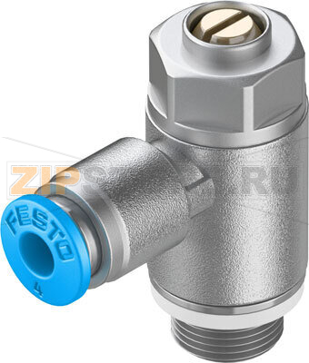 Дроссель с обратным клапаном Festo GRLA-1/8-QS-4-D 