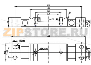 Тензодатчик без узла встройки Keli BTL 15t 