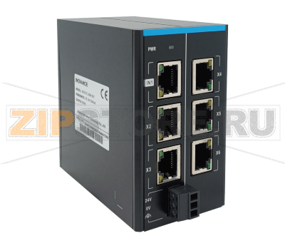 Разветвитель EtherCAT 24 В, 6 каналов, 1xI, 5xO Inovance GR10-EC-6SW-INT 