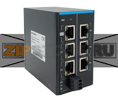 Разветвитель EtherCAT 24 В, 6 каналов, 1xI, 5xO Inovance GR10-EC-6SW-INT 