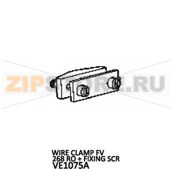 Wire clamp FV 268 RO + Fixing SCR Unox XVC 505E Wire clamp FV 268 RO + Fixing SCR Unox XVC 505EЗапчасть на деталировке под номером: 154Название запчасти на английском языке: Wire clamp FV 268 RO + Fixing SCR Unox XVC 505E