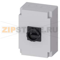 ГЛАВНЫЙ ВЫКЛЮЧАТЕЛЬ 3 ПОЛЮСА IU=125, P/AC-23A AT 400V=45KW 1НO+1НЗ, 1 N-КЛЕММА ВСТРОЕН В M.P.КОРПУС, IP65 ПОВОРОТНАЯ РУКОЯТКА ЧЕРНАЯ МЕТРИЧЕСКОЕ КРЕПЛЕНИЕ Siemens 3LD2866-1GP51