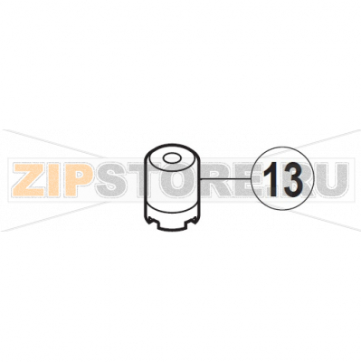Suction piece Hobart UXT-10A                                                                                    Suction piece Hobart UXT-10AЗапчасть на сборочном чертеже под номером: 13Название запчасти на немецком языке языке: Suction piece Hobart UXT-10A
