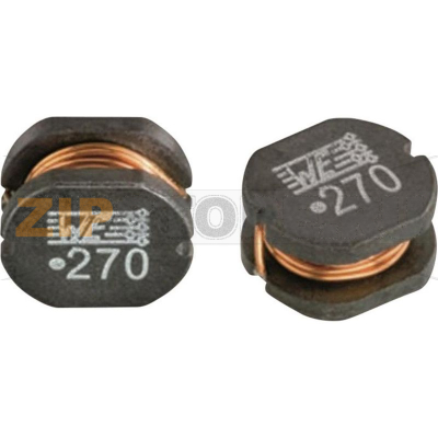 Катушка индуктивности 1200 мкГн, SMD, 1060, 2.48 Ом, 0.35 A, 1 шт Würth Elektronik WE-PD2 HV 
