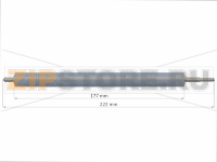 Вал обрезиненный 80 silicone platinum cured Bizerba GLP-80