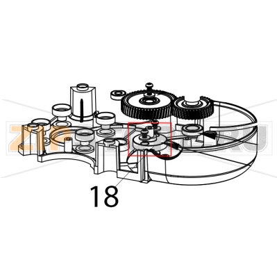 Shaft power KitchenAid 5KVJ0111ECA Shaft power KitchenAid 5KVJ0111ECAЗапчасть на деталировке под номером: 18