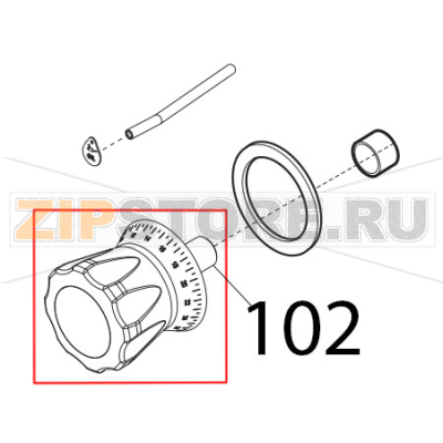 Manop. numer. PLD-MNT-CNV, L.53, grigia Sirman Canova 300 Manop. numer. PLD-MNT-CNV, L.53, grigia Sirman Canova 300Запчасть на деталировке под номером: 102