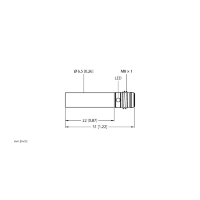 Датчик индуктивный Turck BI1.5-EH6.5K-AP6X-V1131